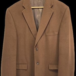 Men's BIG and Tall Wool Cashmere Blend Blazer Jacket